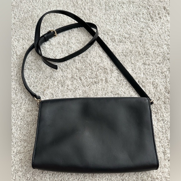 SOLD - Kate Spade New York - Black Leather Crossbody Bag - Picture 7 of 13